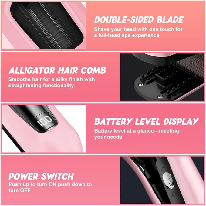 NoriaSkin™ SplitGuard Pro — Cordless Split End Trimmer for Visibly Healthier Ends