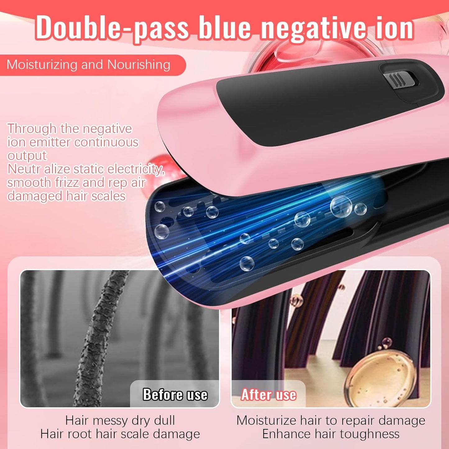 NoriaSkin™ SplitGuard Pro — Cordless Split End Trimmer for Visibly Healthier Ends