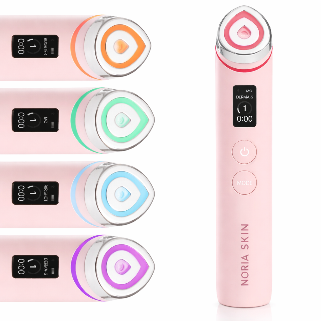Noria Skin LumiLift™ – Microcurrent Facial Rejuvenation Device | Blush Pink